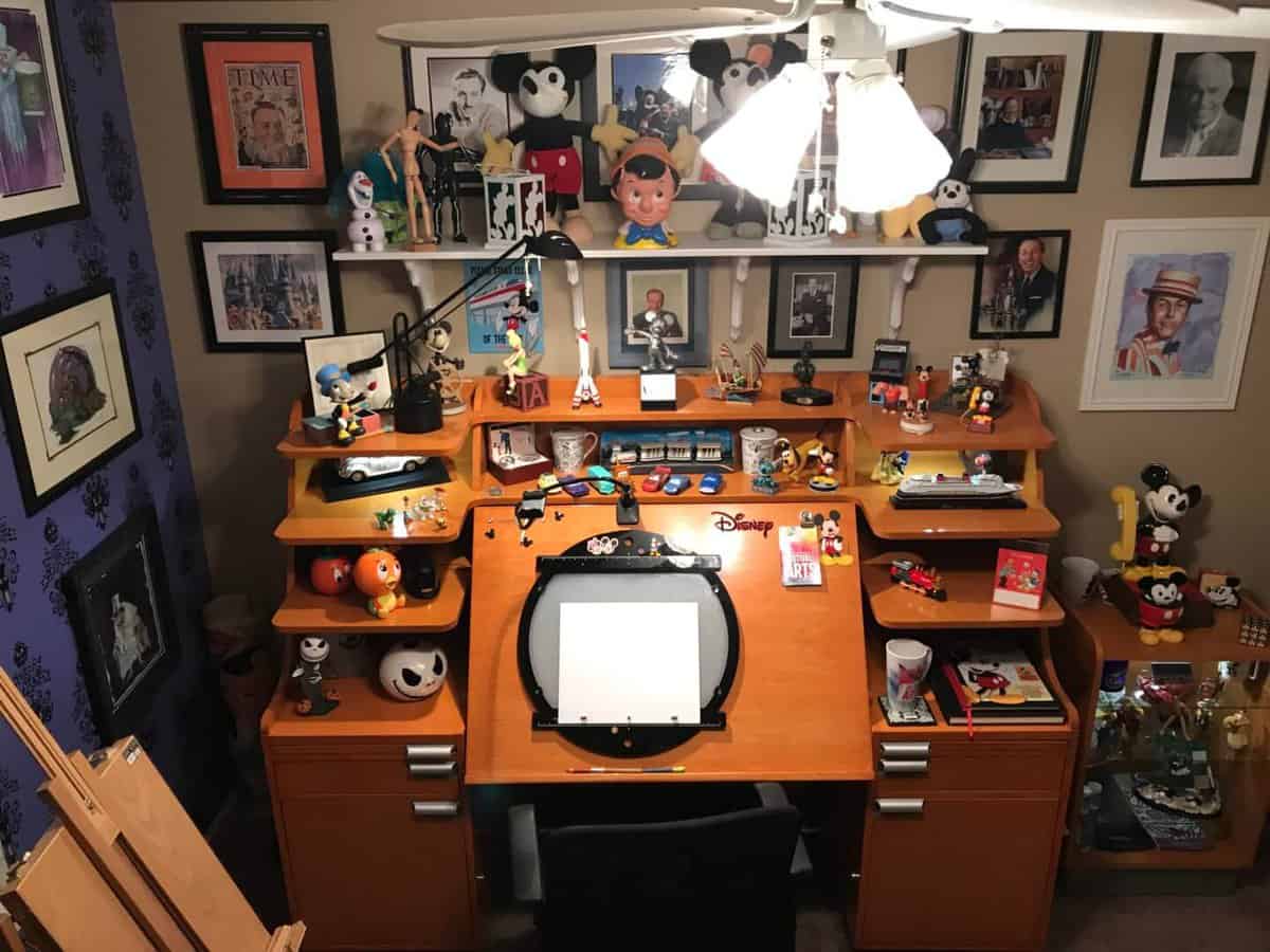 At Home Imagineering: Artist creates art studio inspired by Walt Disney -  Inside the Magic