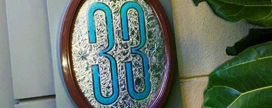 Club 33 sign 