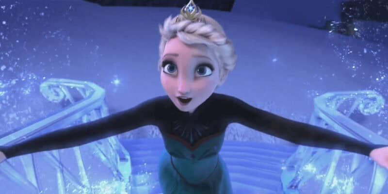 Elsa singing "Let It Go"