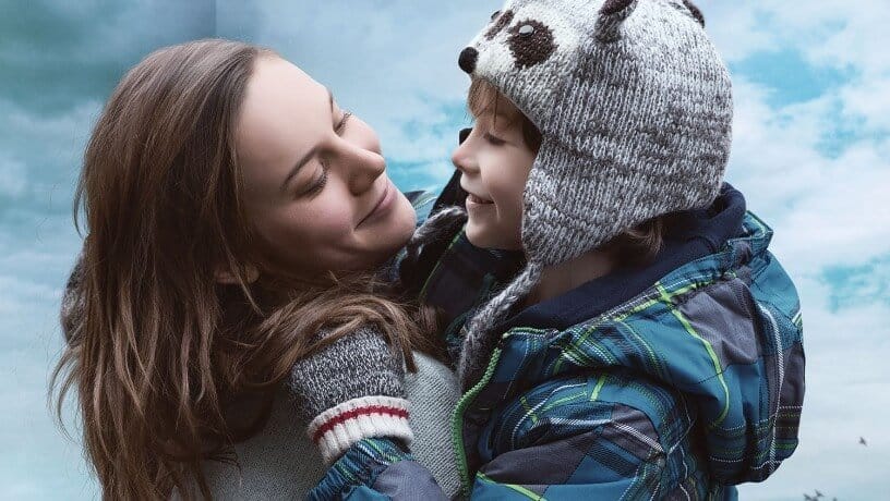 Scene from The Room with Brie Larson and child