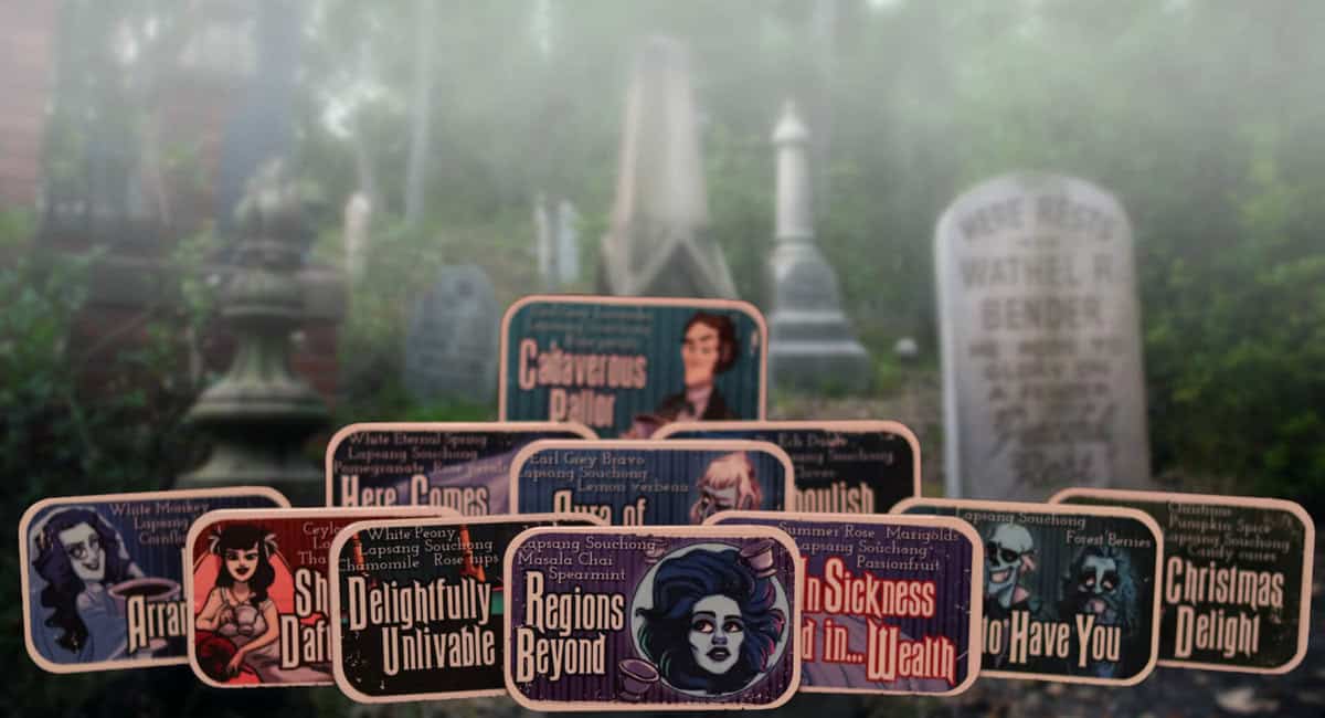 Adagio's Haunted Mansion inspired teas