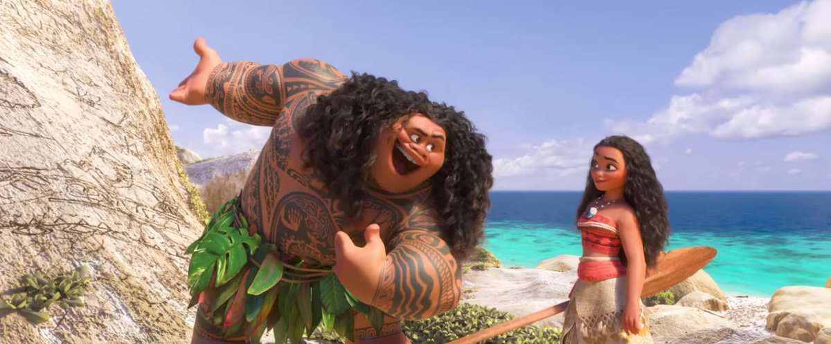 Moana and Maui