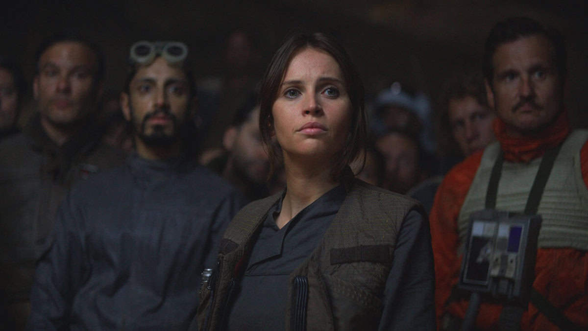 felicity jones as jyn erso in rogue one