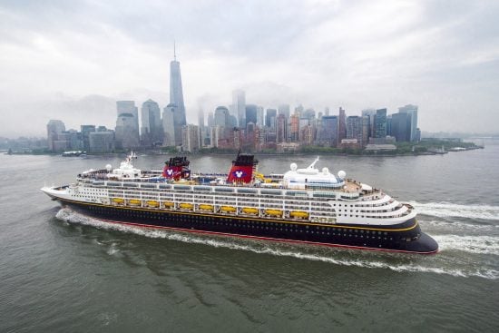 Disney Cruise Line returns to New York in fall 2018 with new five-night sailings to Bermuda. Two seven-night Disney Magic cruises between New York and Quebec City, Canada, a new port for Disney Cruise Line, include stops at new Canadian ports Saguenay and Baie-Comeau. Three seven-night sailings from New York take guests to Walt Disney World and Disneys private island, Castaway Cay. (Chloe Rice, photographer) an example of Disney on east coast