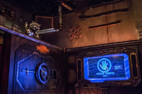 Rocket Animatronic in Mission Breakout