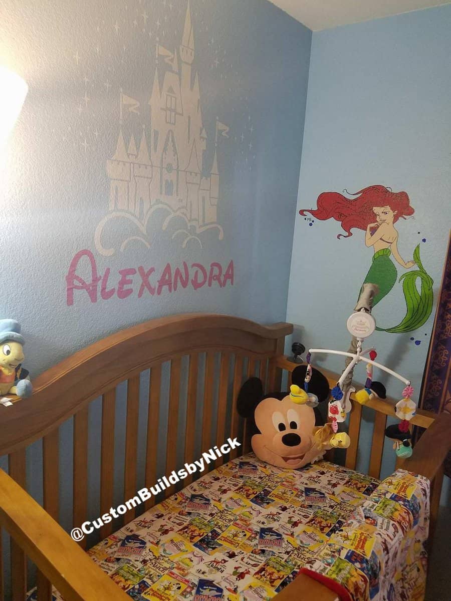 At Home Imagineering Custommade Disneyland Nursery Inside the Magic