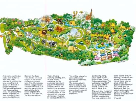 Jungle Habitat Trail Map Lost Theme Parks: New Jersey's Jungle Habitat - Inside The Magic