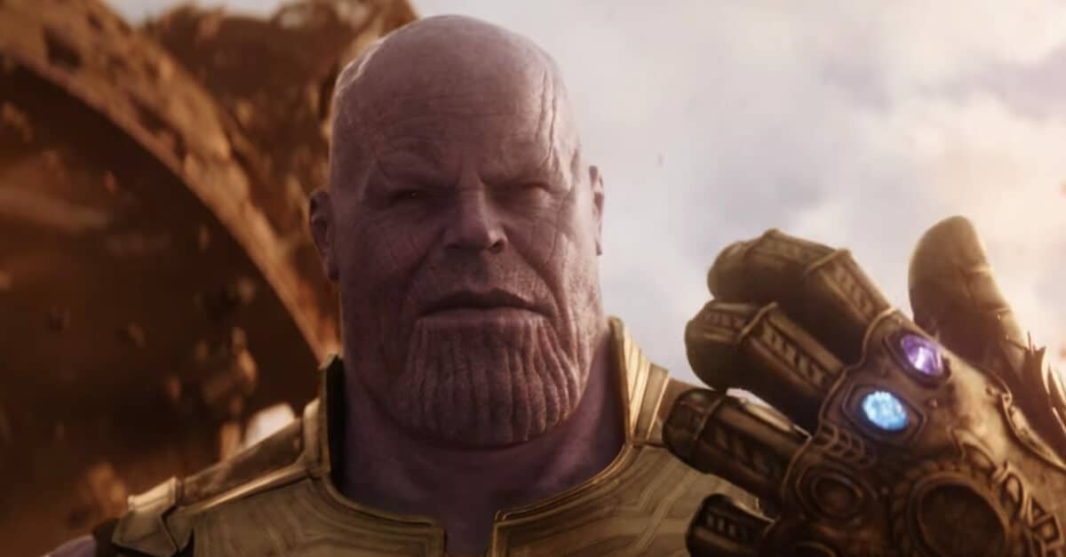 josh brolin as thanos the mad titan in avengers infinity war