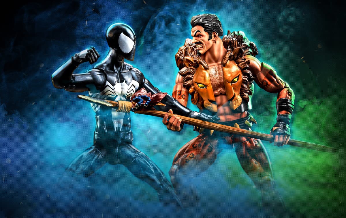 Kraven and Spider Man Marvel Figures
