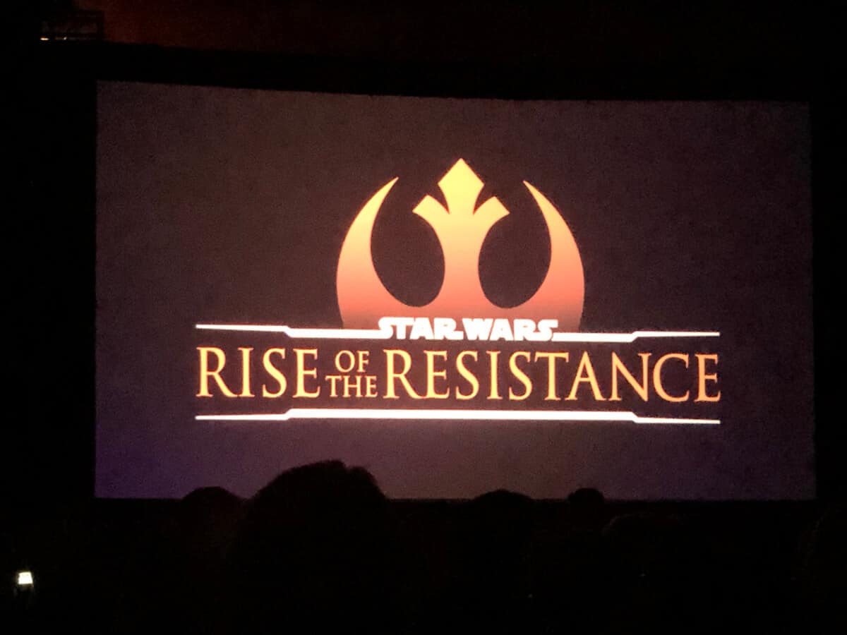 Star Wars: Galaxy's Edge ride Rise of the Resistance