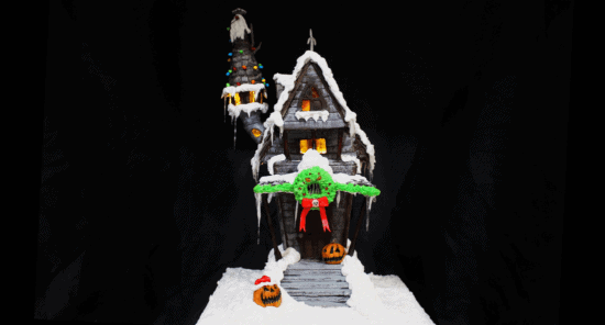 Nightmare Before Christmas gingerbread house