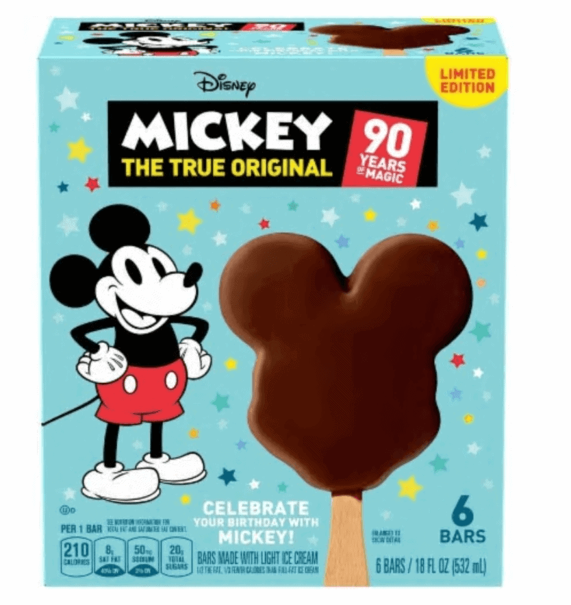 mickey ice cream bar