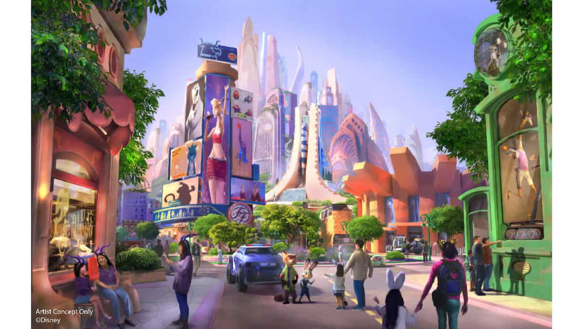 Zootopia-themed land at Shanghai Disneyland