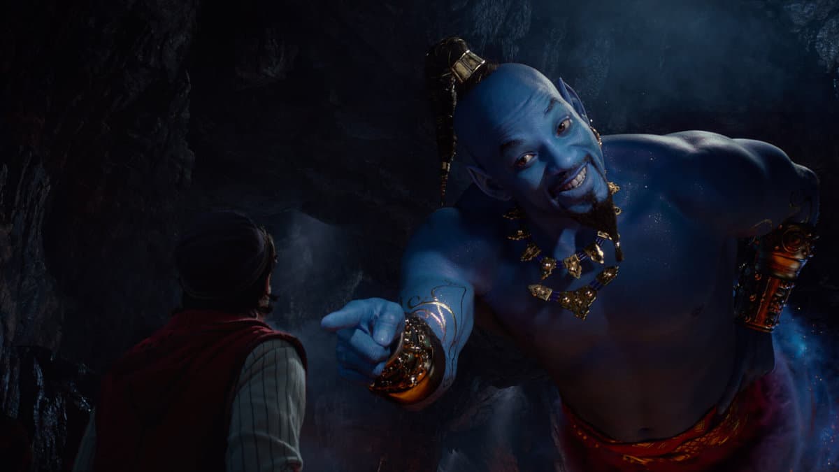 Will Smith as the Genie from "Aladdin."