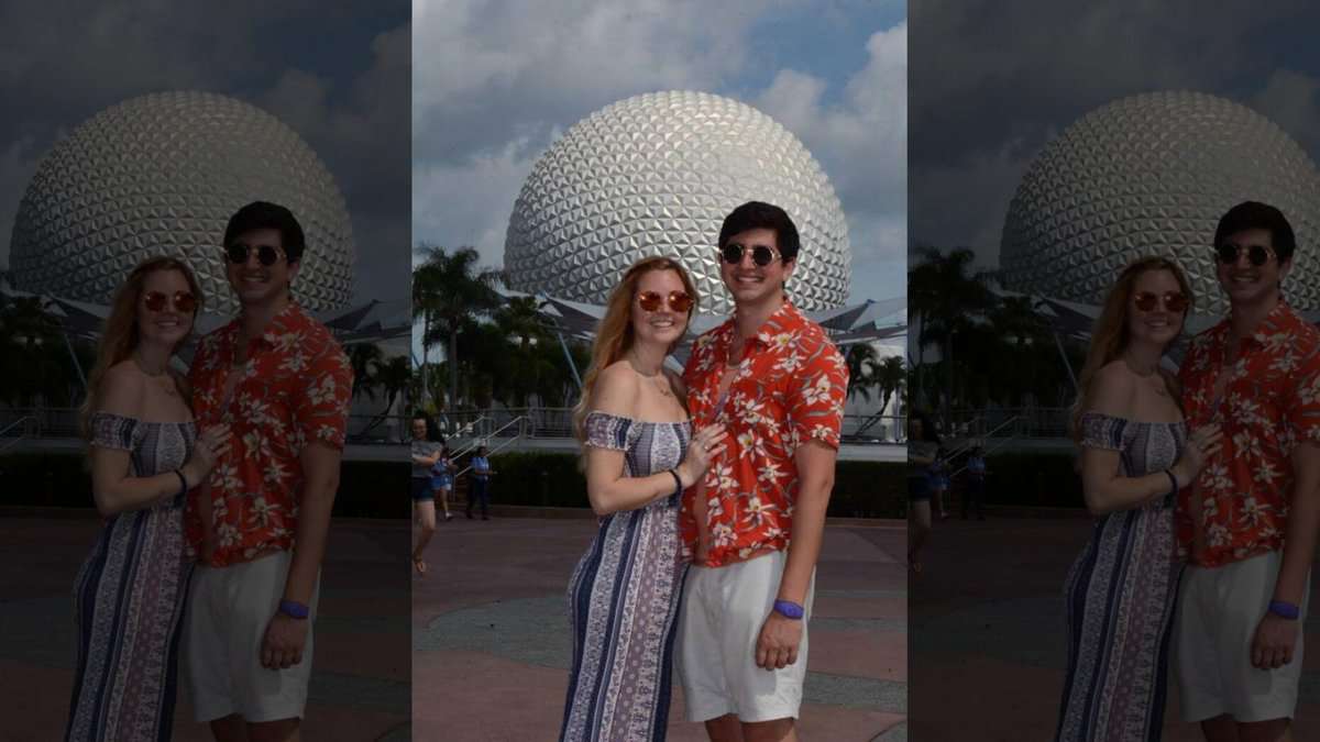 Couple plays "where's waldo" with internet after being separated at Epcot