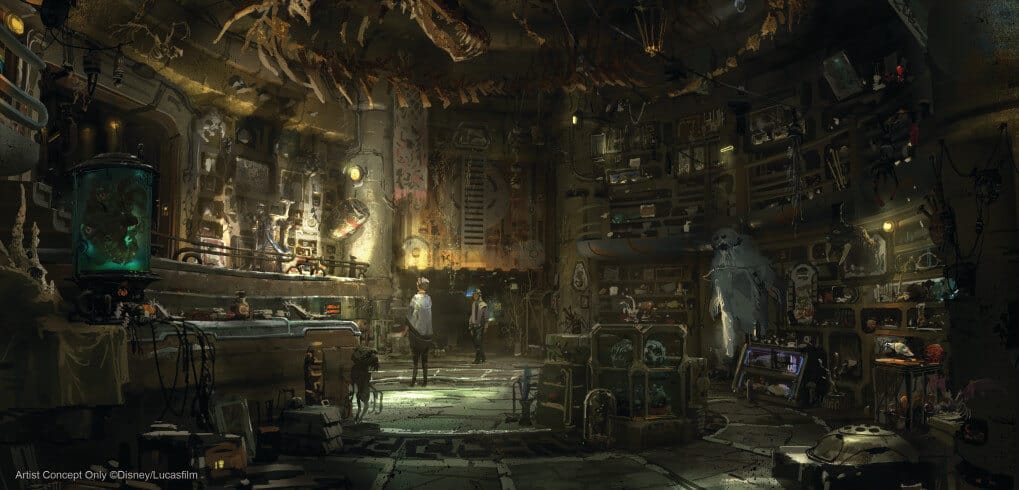 In-depth preview of Dok-Ondar’s Den of Antiquities at Star Wars: Galaxy's Edge