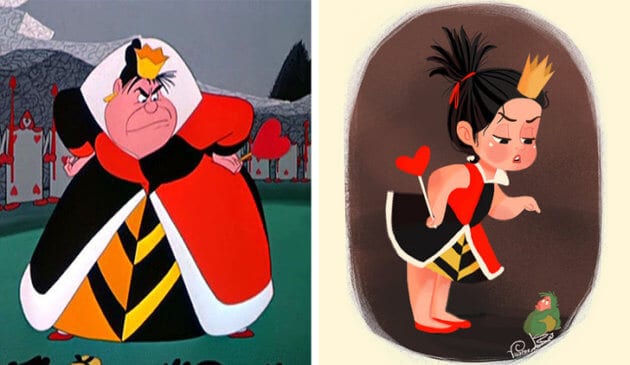 Artists imagined Disney Villains as babies, the results are innocent