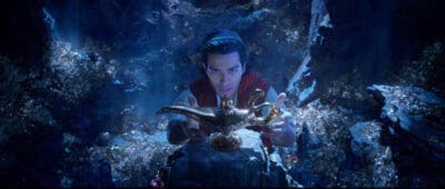 Aladdin making a wish
