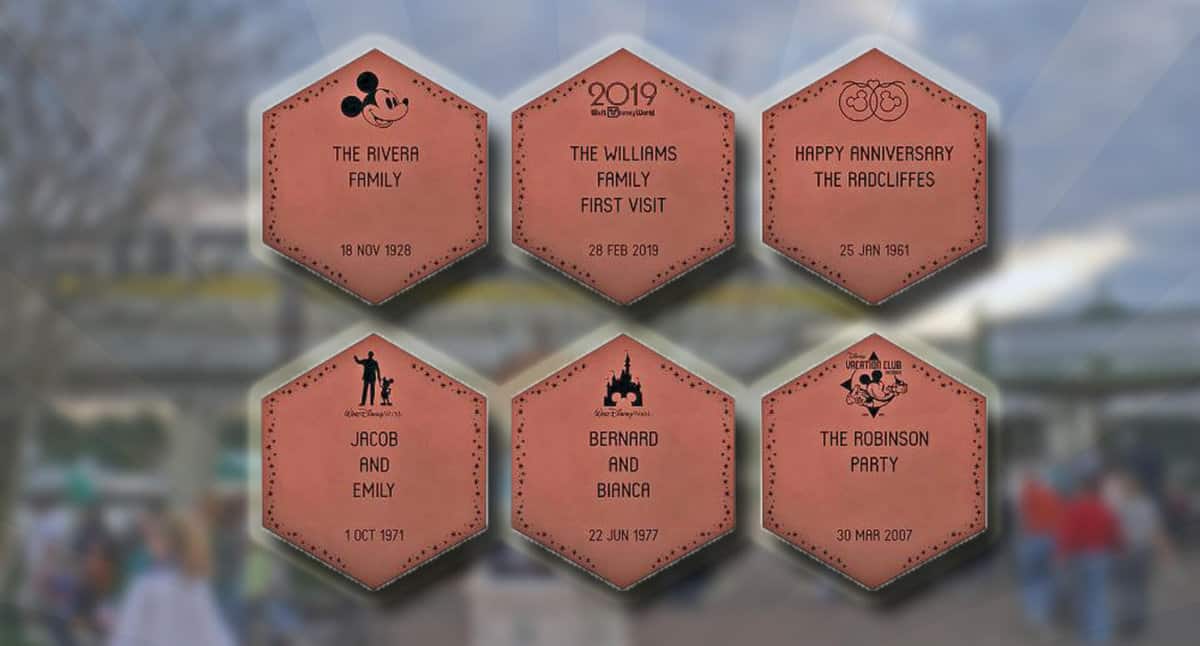 "Disney's Walk Around the World" replica bricks