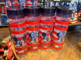 4th of July Disney collection of water bottles