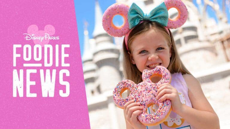 Foodie News and Mickey Celebration Donut