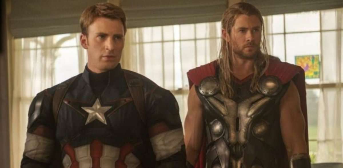 Chris Evans and Chris Hemsworth