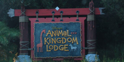 Disney's Animal Kingdom Lodge welcome sign