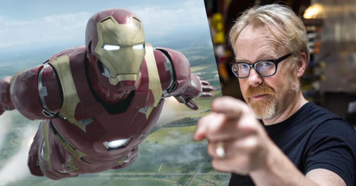 Iron Man and Adam Savage