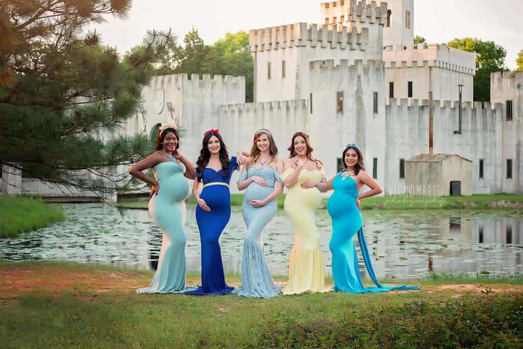 Disney Princess Maternity Photos