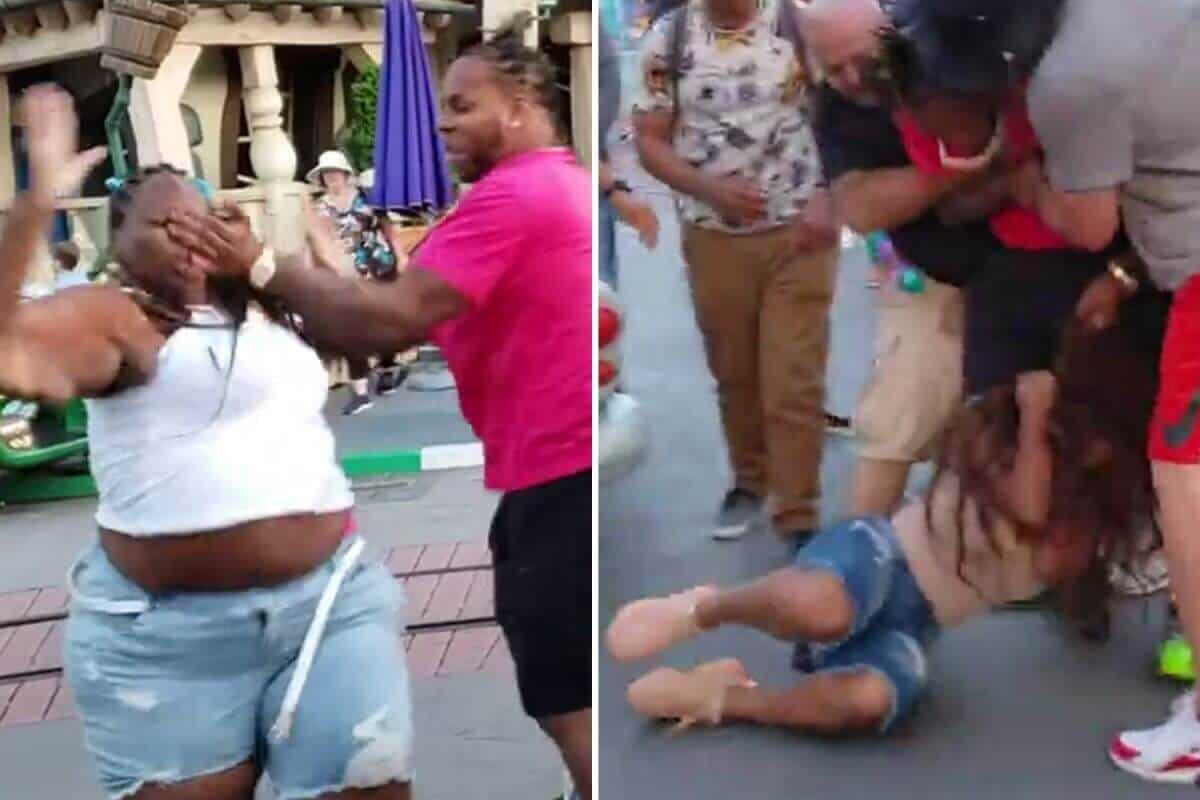 Fight at Disneyland