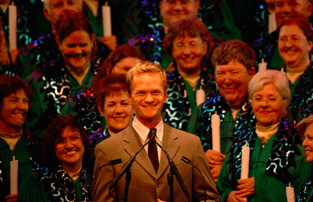 Neil Patrick Harris at Candlelight processional