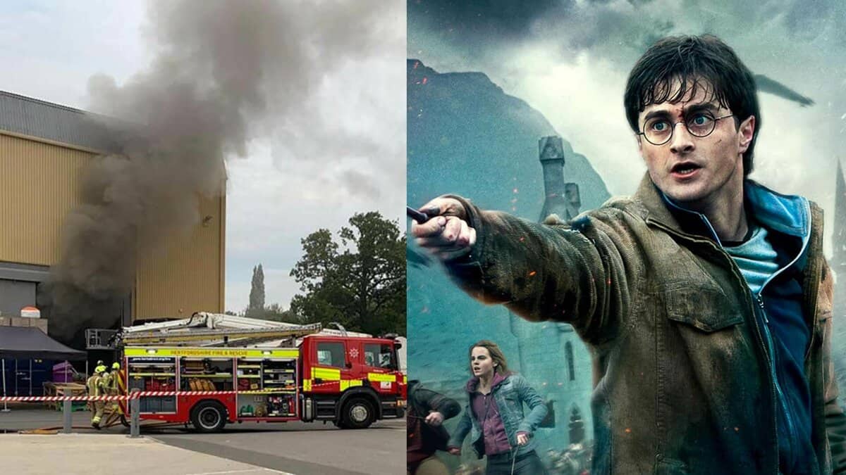Warner Bros. Studio in London fire