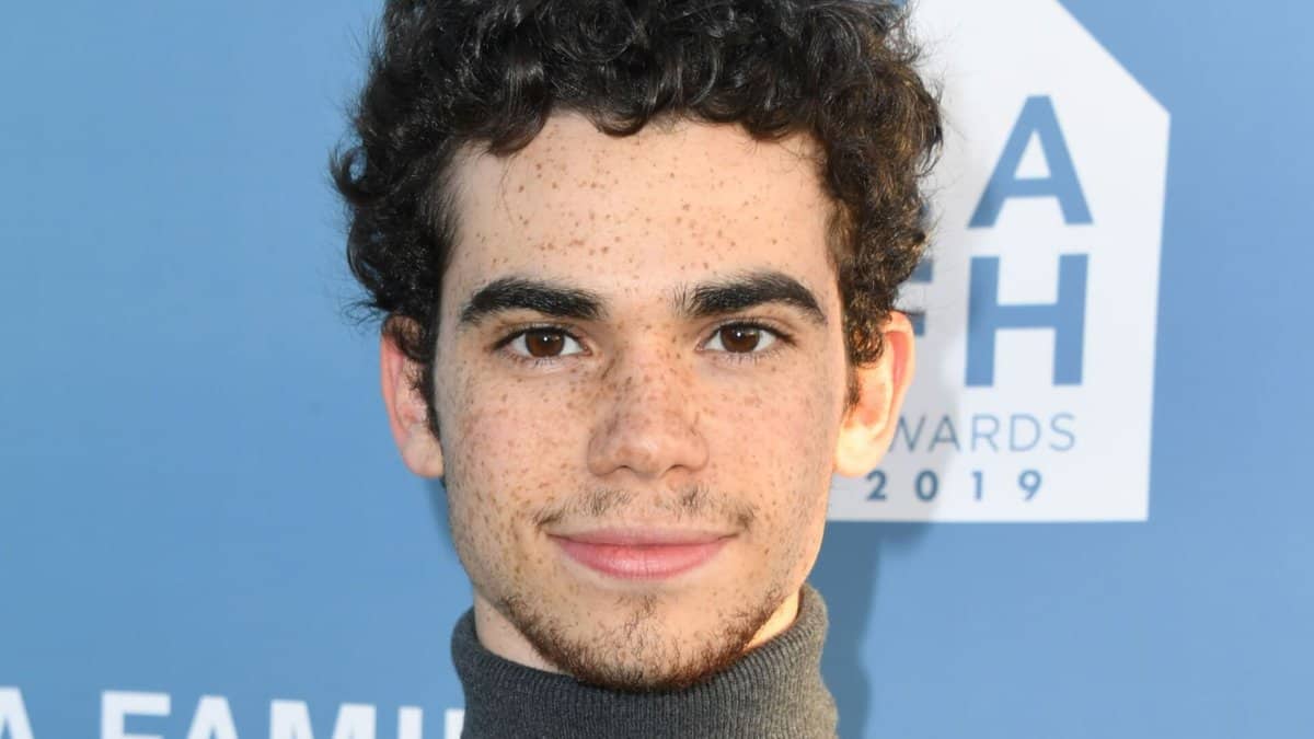 A close up of Cameron Boyce