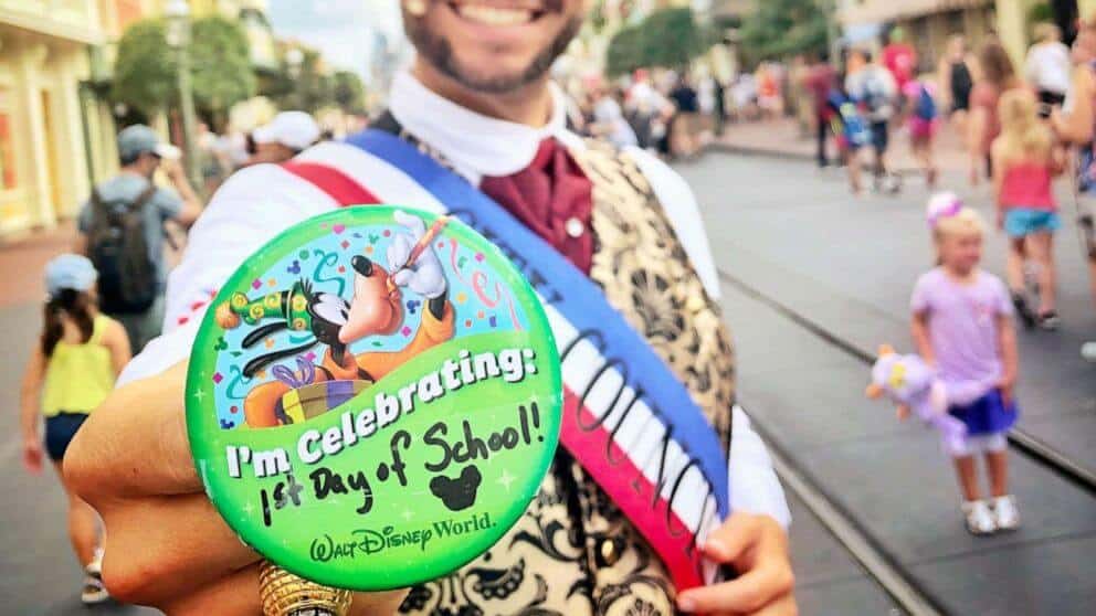 1st Day of school at Disney World