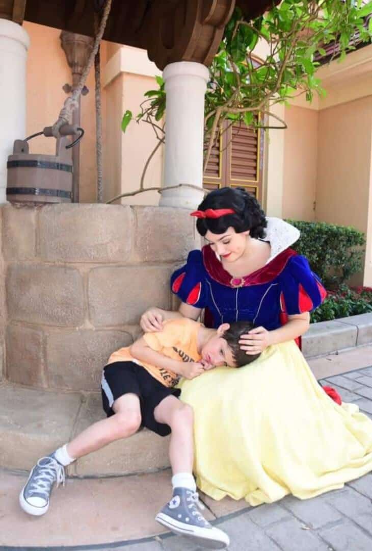 Snow White boy at Epcot