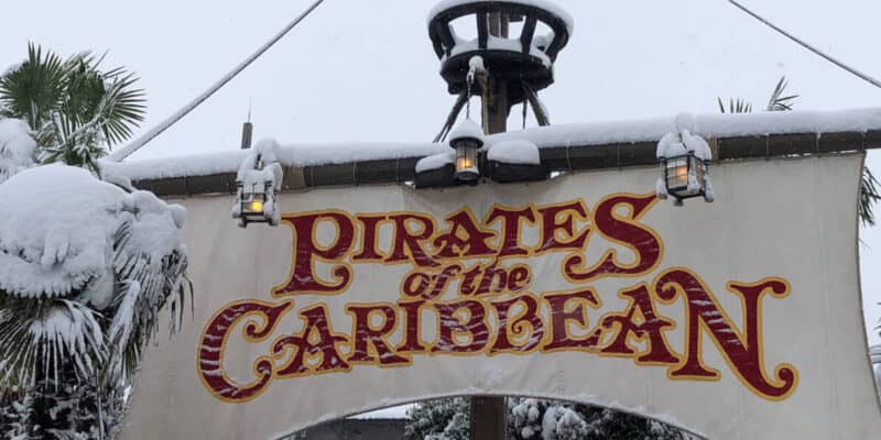 Pirates of the Caribbean in the snow