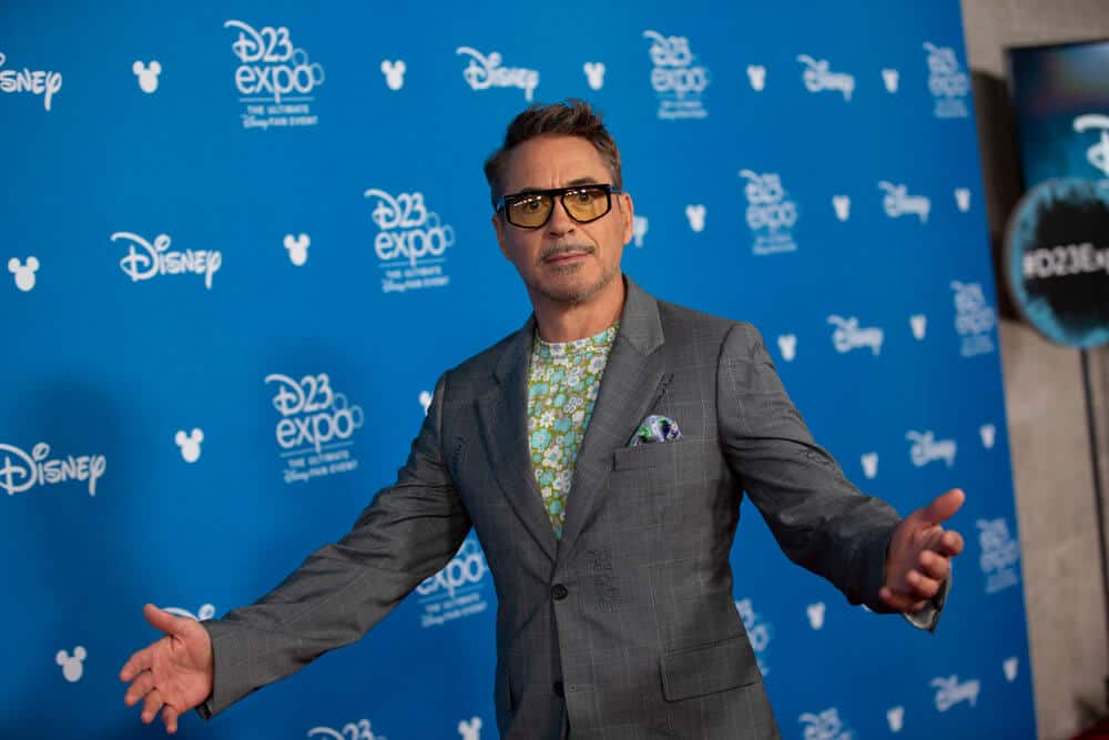 robert downey at d23 red carpet
