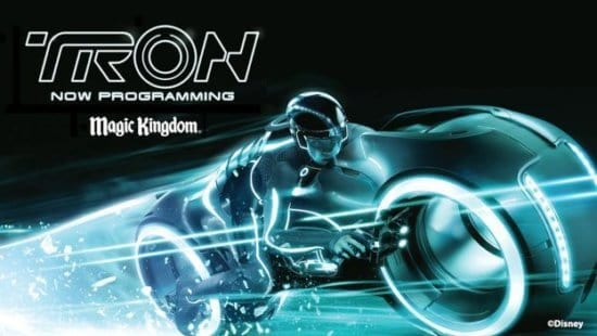 TRON lightcycle ride vehicle