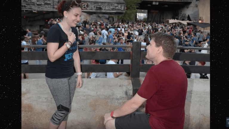 engaged at star wars galaxy's edge