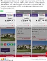 The increased prices