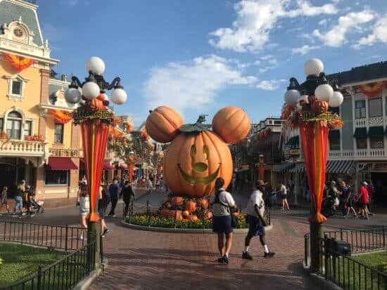 disneyland halloween decor