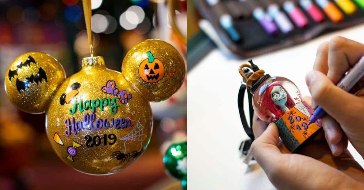 Disney Halloween Ornament Personalized