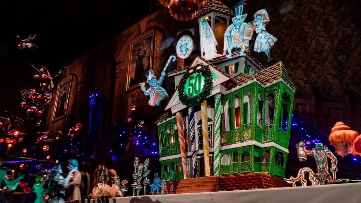 Haunted Mansion Holiday gingerbread house