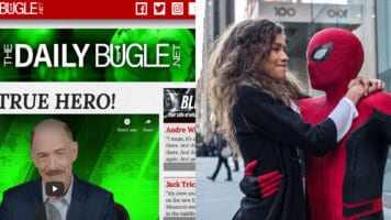 Daily Bugle Website and Spider-Man
