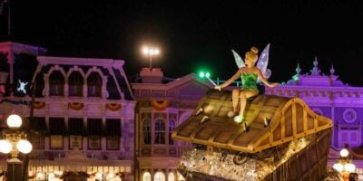 tinkerbell at boo to you parade walt disney world