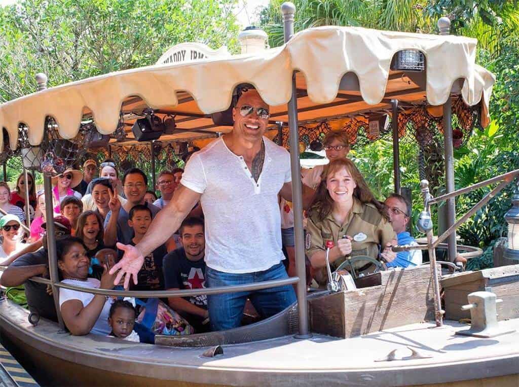 Dwayne Johnson on jungle cruise