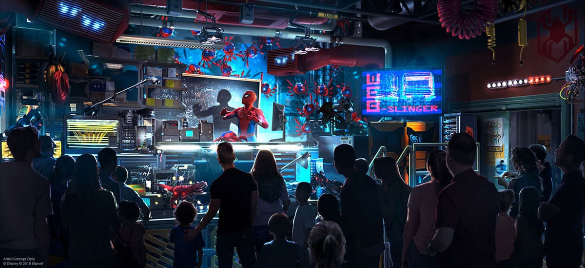 Spider-Man attraction at Disney California Adventure