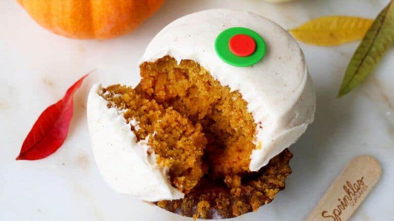 disney springs fall cupcake