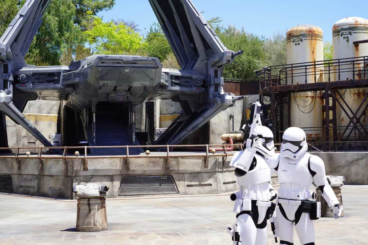 First Order Troopers at Galaxy's Edge
