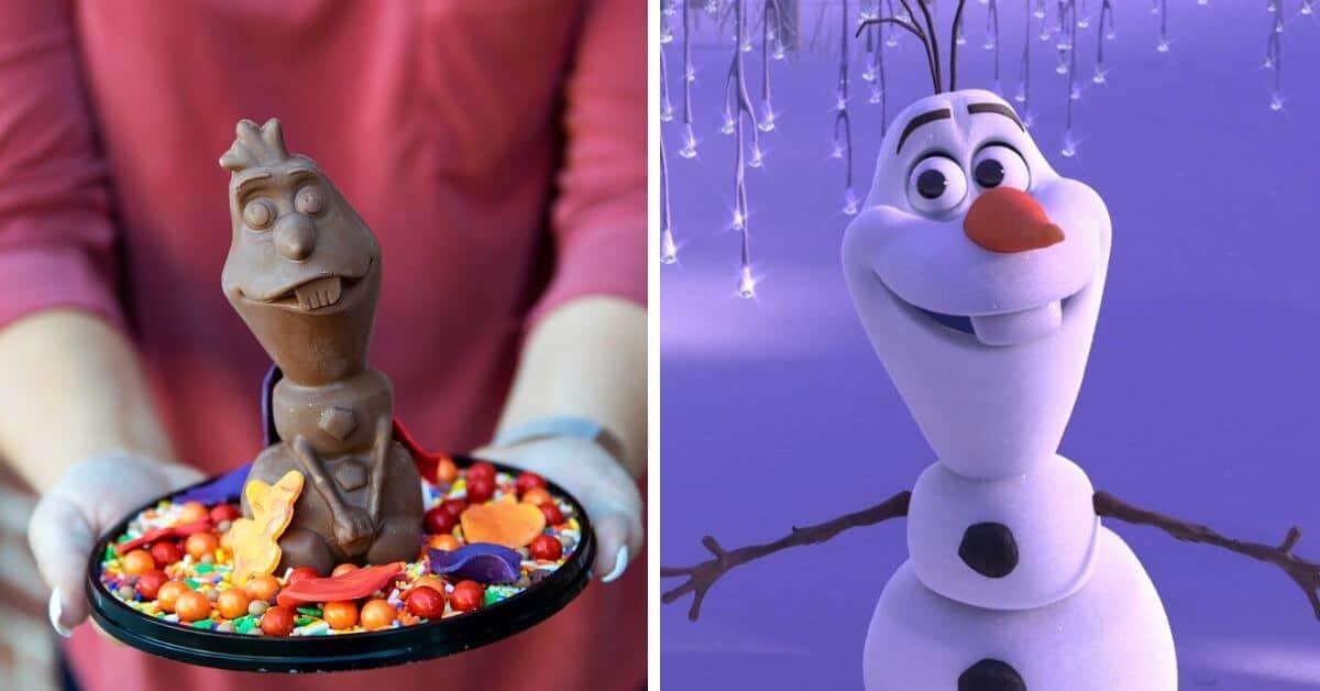 Chocolate Olaf Treat